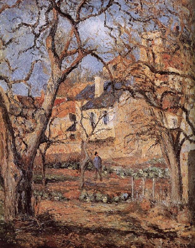 Camille Pissarro Garden Norge oil painting art